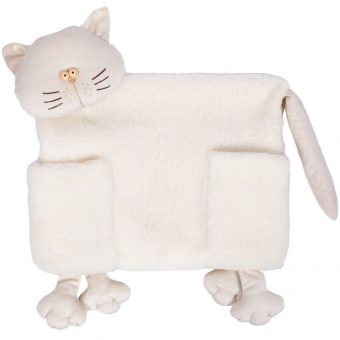 Декоративная подушка Белый котик