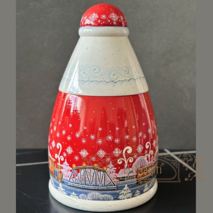 Декоративный деревянный футляр Дед Мороз - 3